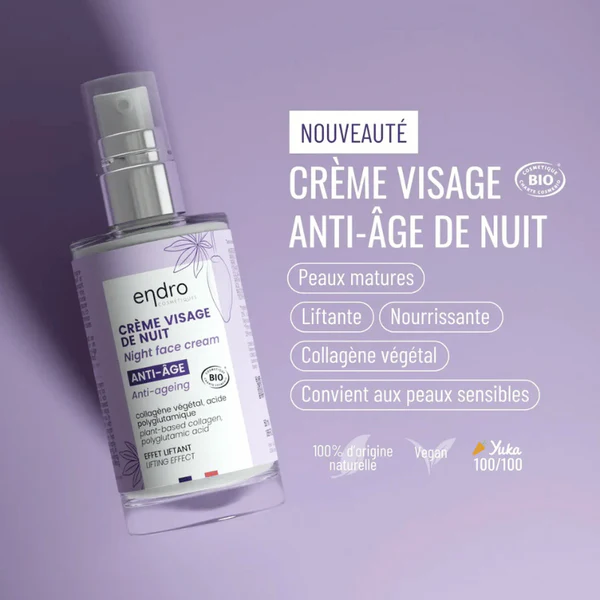 Endro Crème de Nuit Régénérante au Collagène 50 ML