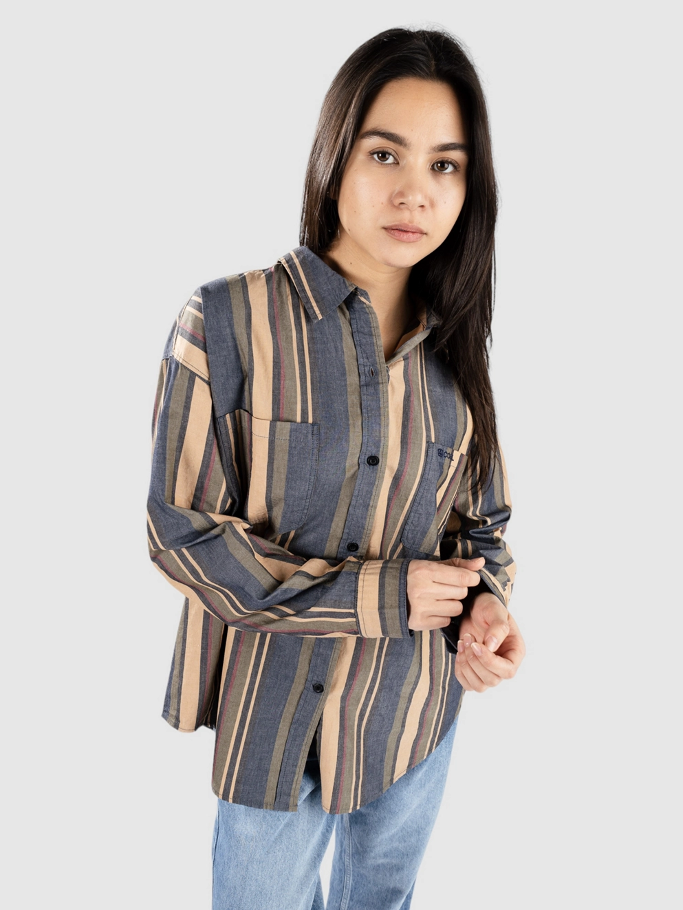 Coal Tayla Shirt multi color stripe