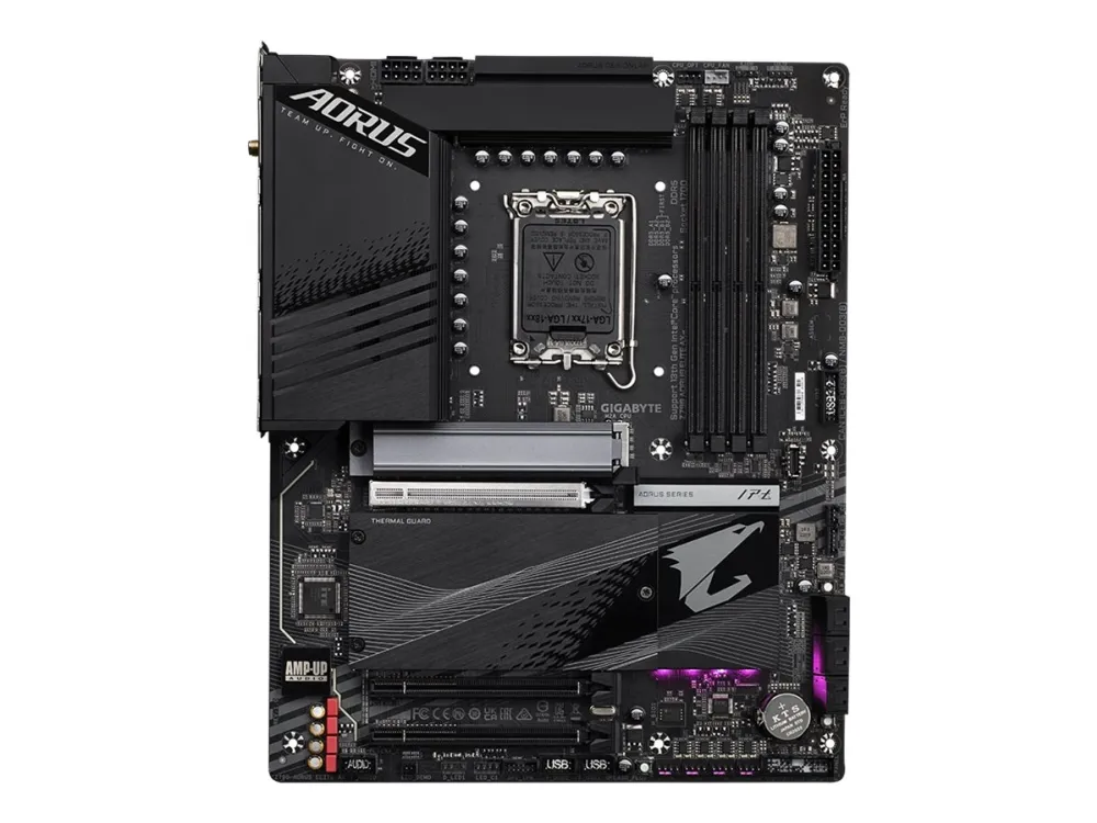 Gigabyte - Bundkort - LGA1700 sokkel - Z790 Chipset - onboard grafik (CPU påkrævet) - HD Audio (8-kanaler)