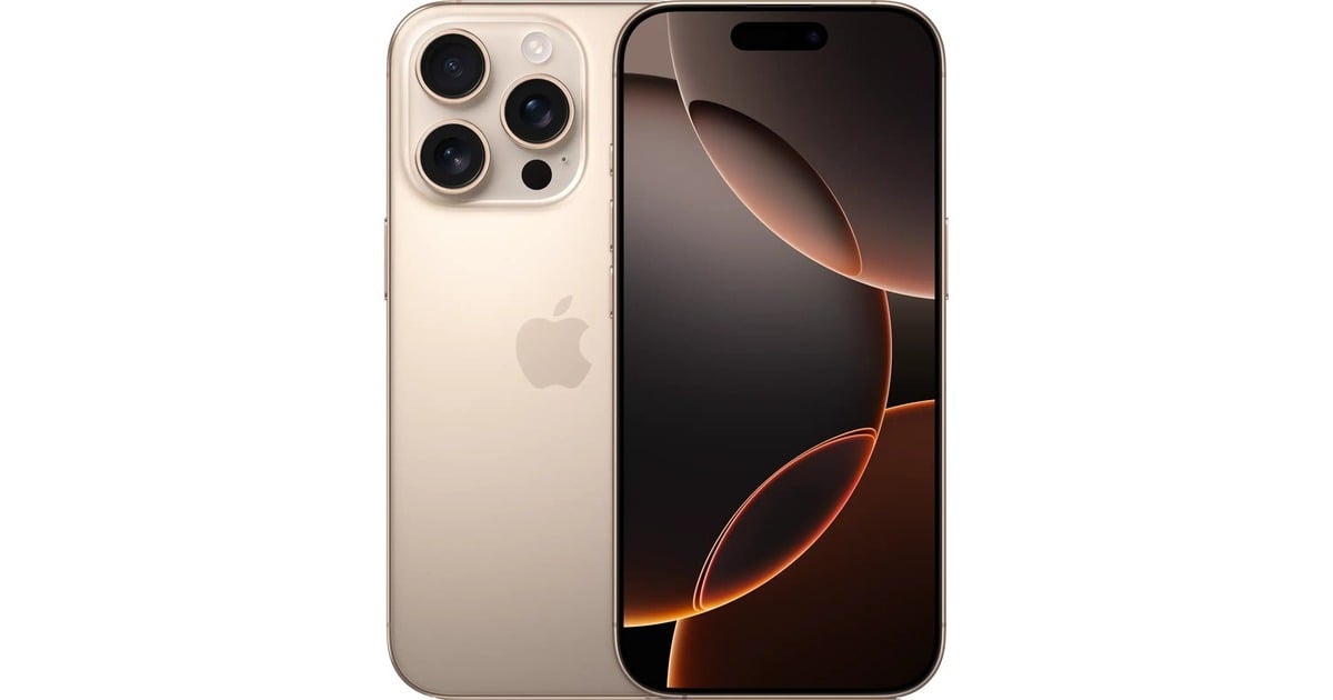 AppleiPhone 16 Pro smartphone  (Beige, 128 GB, iOS)