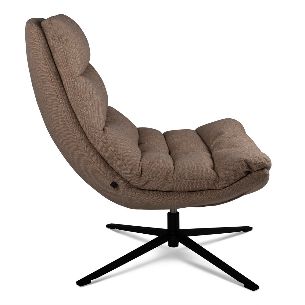 Kanza fauteuil Vora bruin
