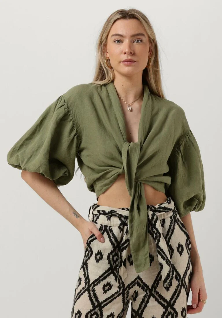 MR MOOD groene mr mood blouse mrs mabe top
