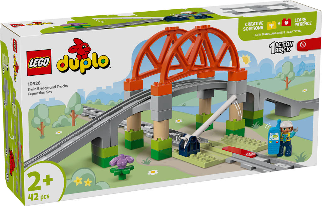 Stad Treinbrug en rails uitbreidingsset 10426
