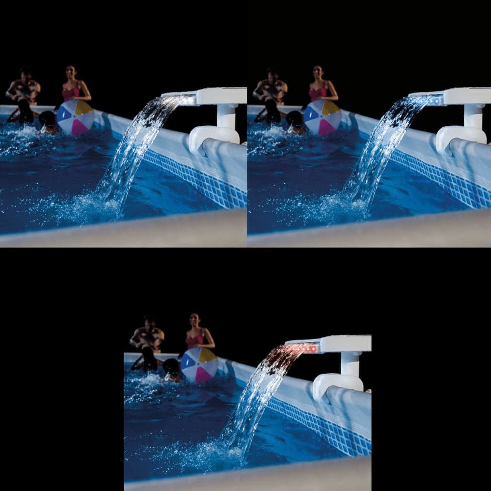 Cascade de piscine à led multicolore 28090