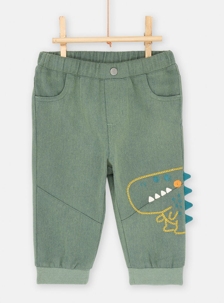 Pantalon vert tilleul bébé garçon