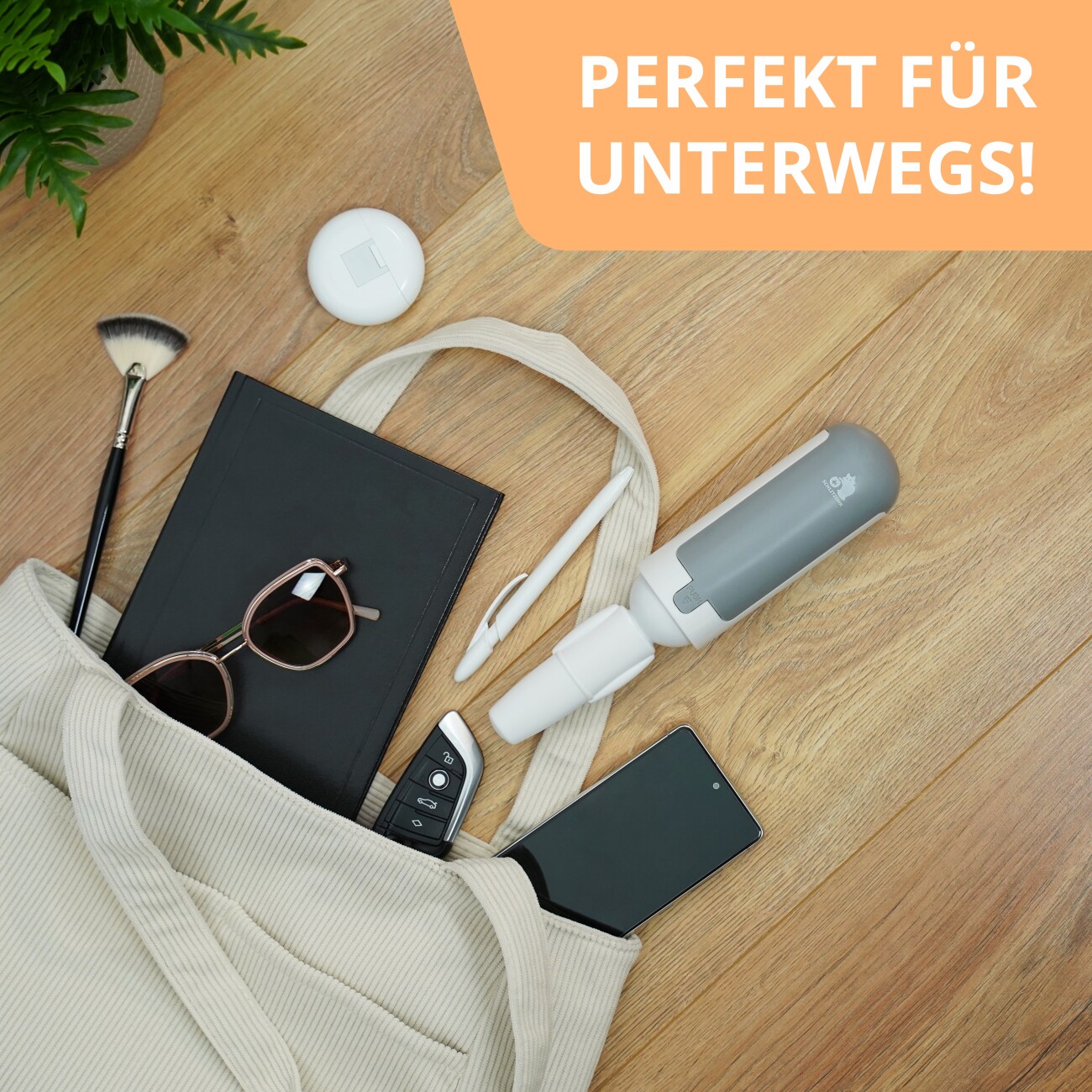 Schlitzohr Fusselrolle Hairbert Fusselbürste Tierhaarentferner