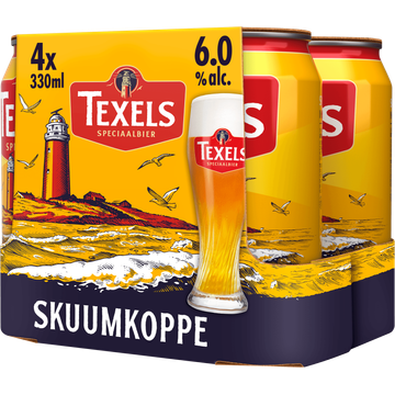 Texels Skuumkoppe Bier Blik 4 x 330ml