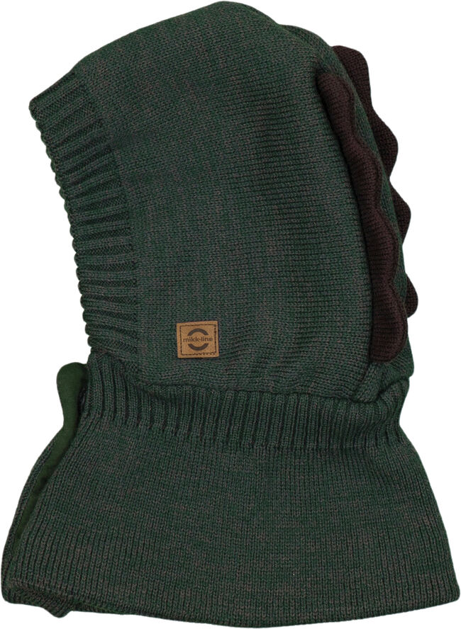 Mikk-Line Knit Balaclava w Opening/Dino Duffel bag