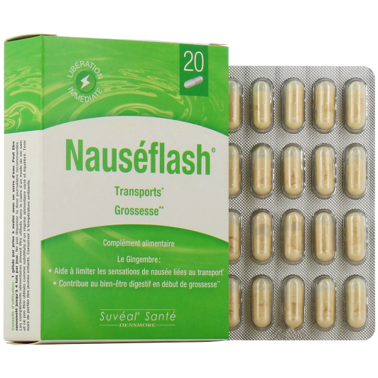 Densmore Nauséflash 20 Gélules - Nausées de Grossesse, Transport