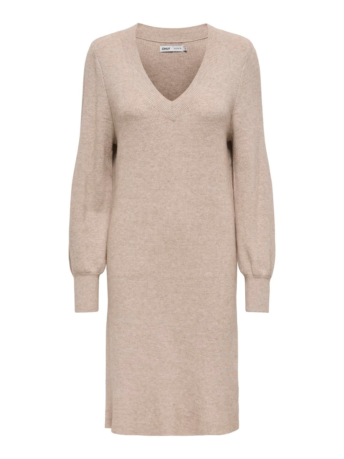 ONLKATIA Midikleid Mocha Meringue