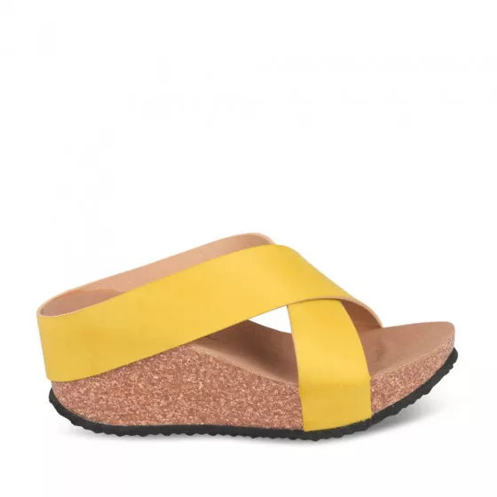 Mules JAUNE LADY GLAM