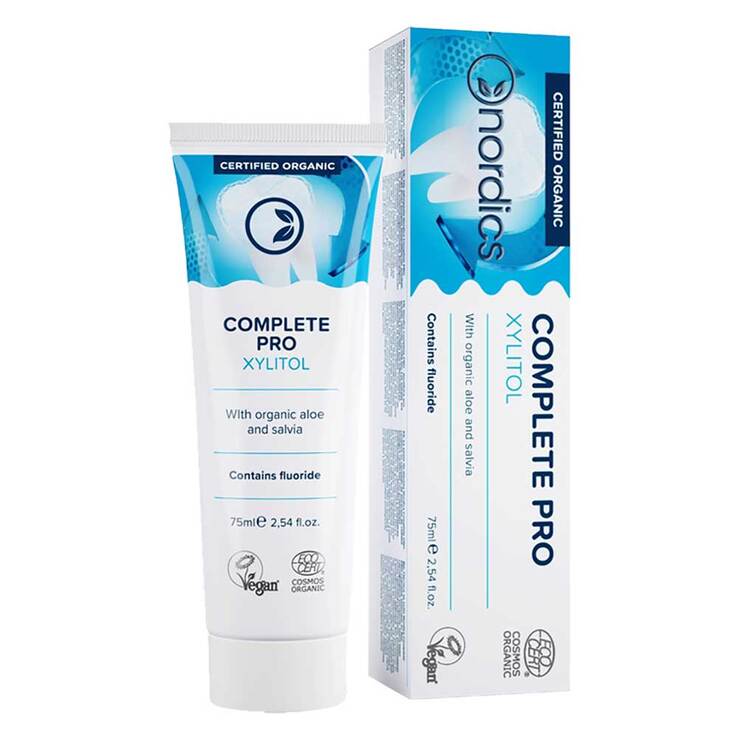 Bio Zahnpasta Complete Pro mit Xylit Nordics, 75 ml