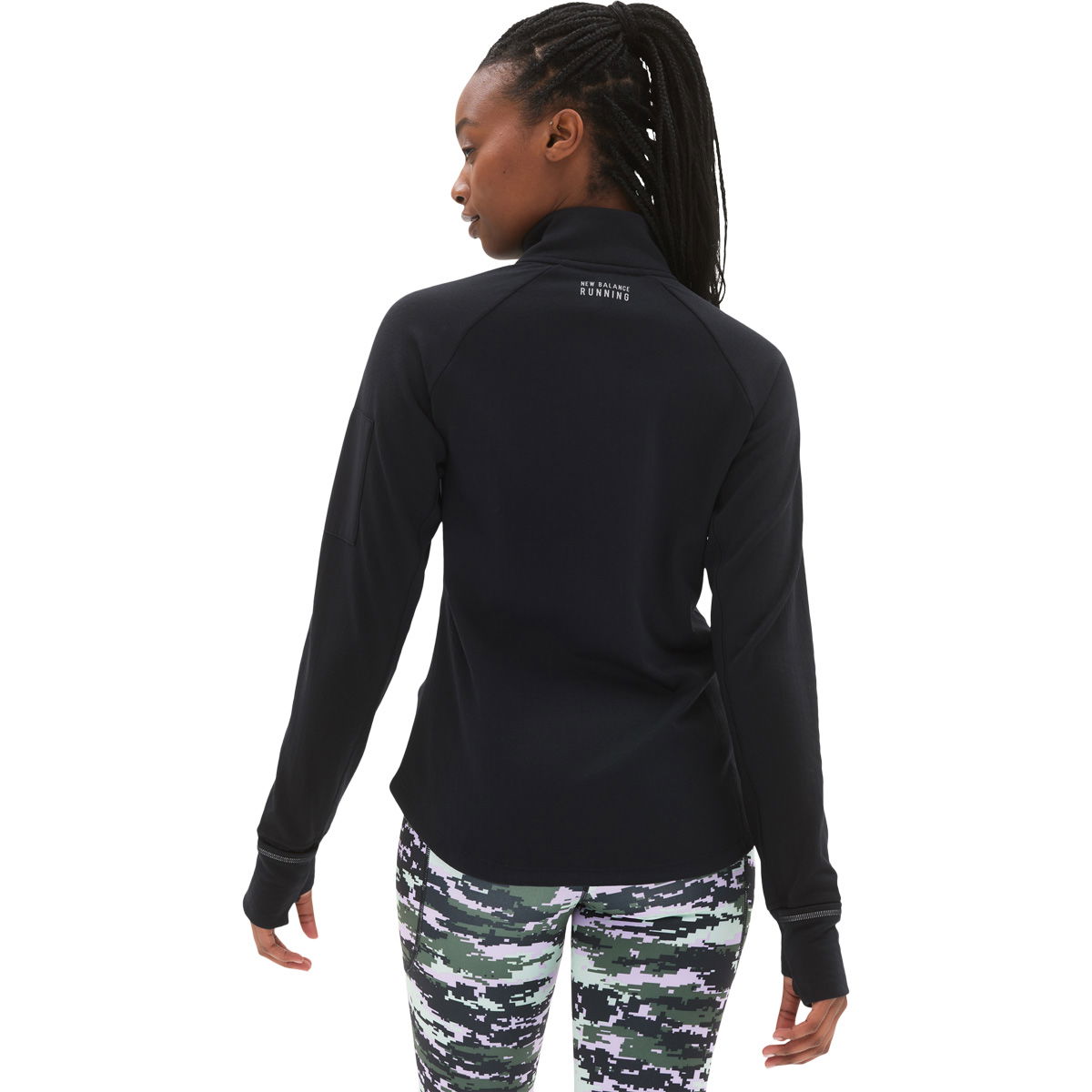New Balance Heat Grid Half Zip Midlayer Løbetrøje Dame