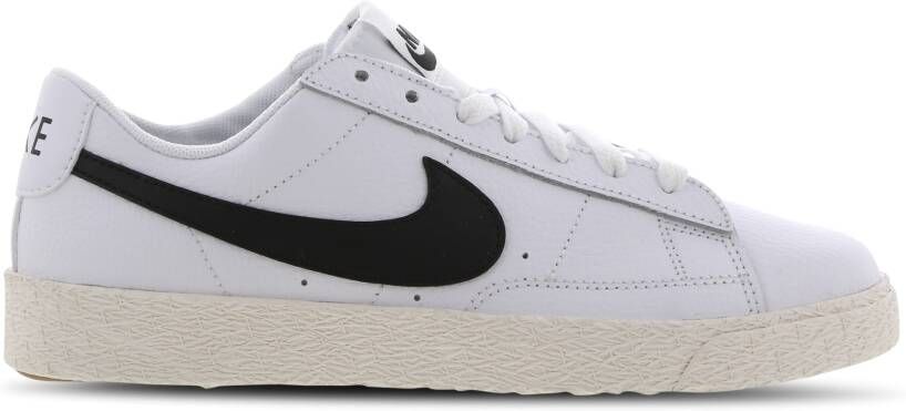 Nike Blazer Low (GS) leren sneakers wit zwart