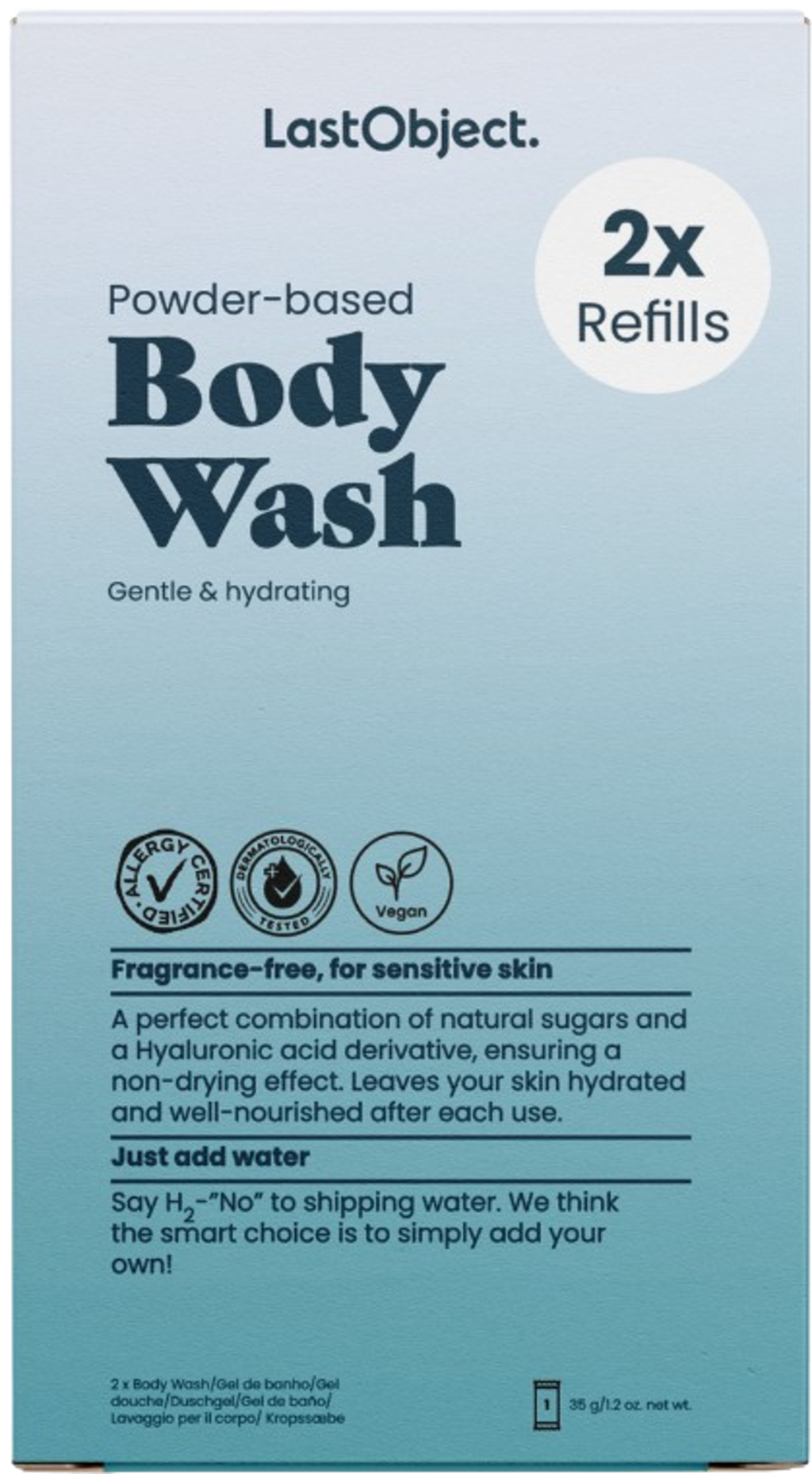 LastObject  Body Wash Refill, 70 g