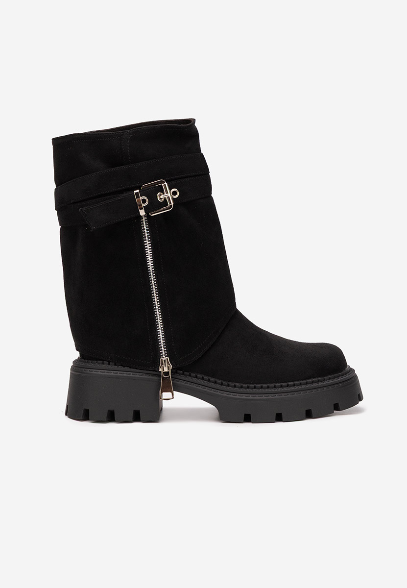 Bottes courtes femme noires Ginesia