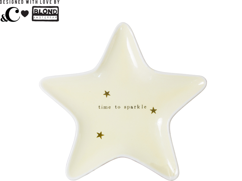 Geel sterrenbordje - time to sparkle