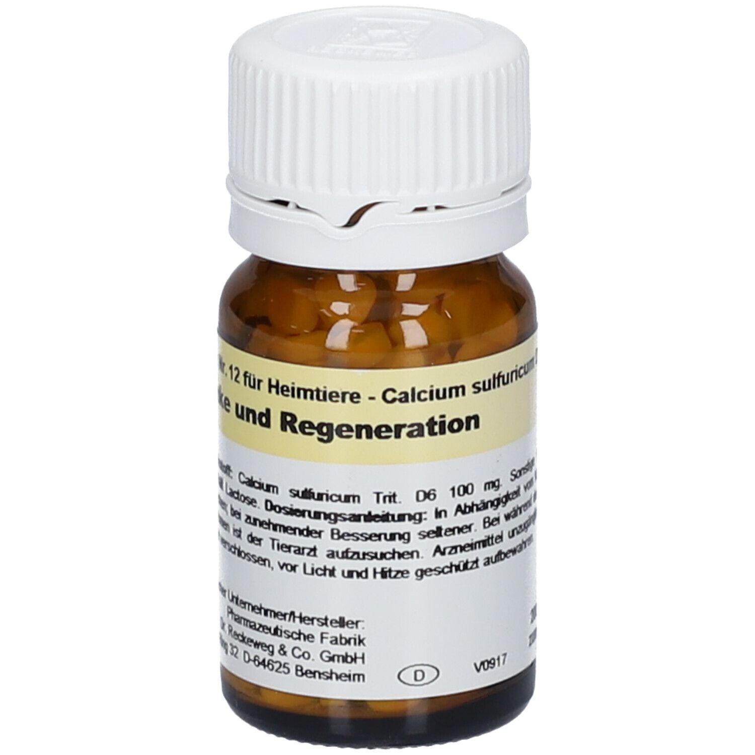 Schüßler Salz Nr. 12 für Heimtiere Calcium sulfuricum D6