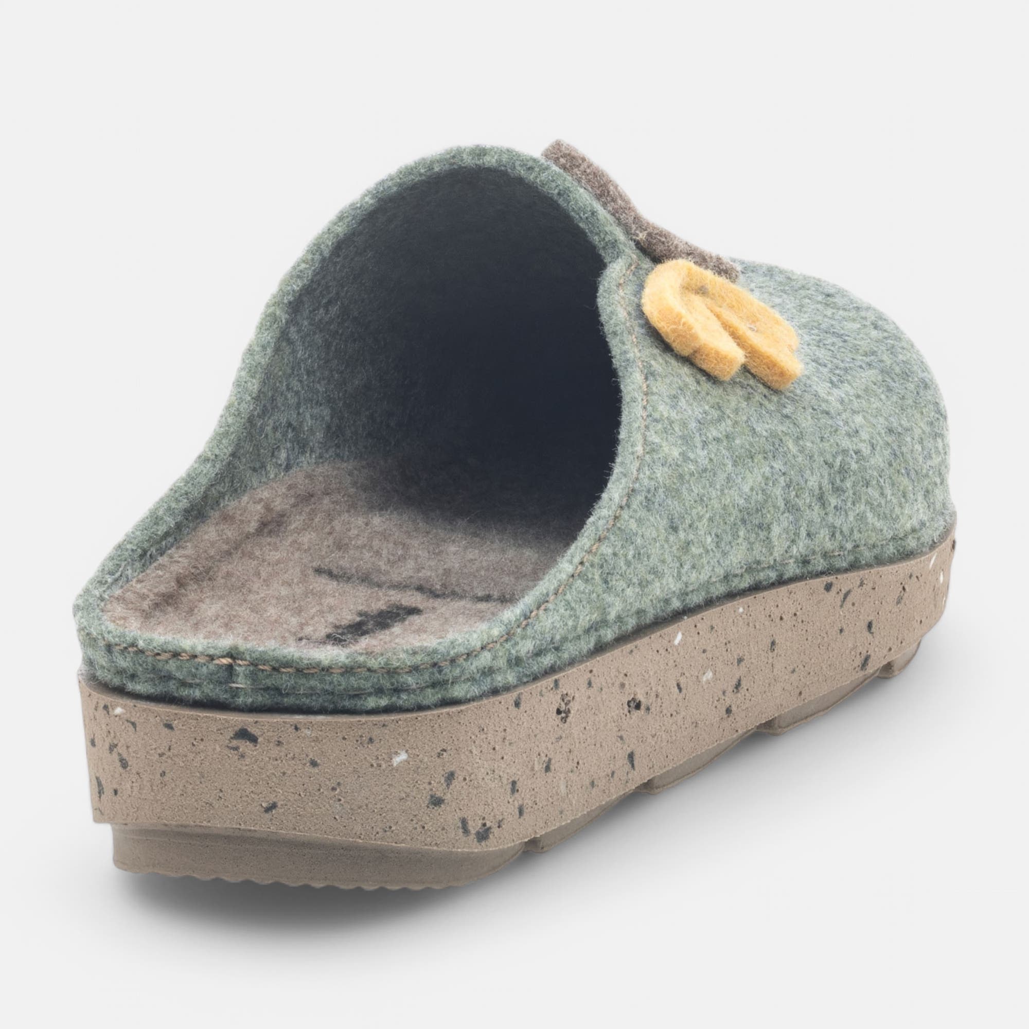 Pantoufles mules Femme vert
