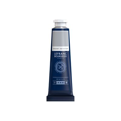 Lefranc Bourgeois - Peinture à l'huile - argentée - 40 ml