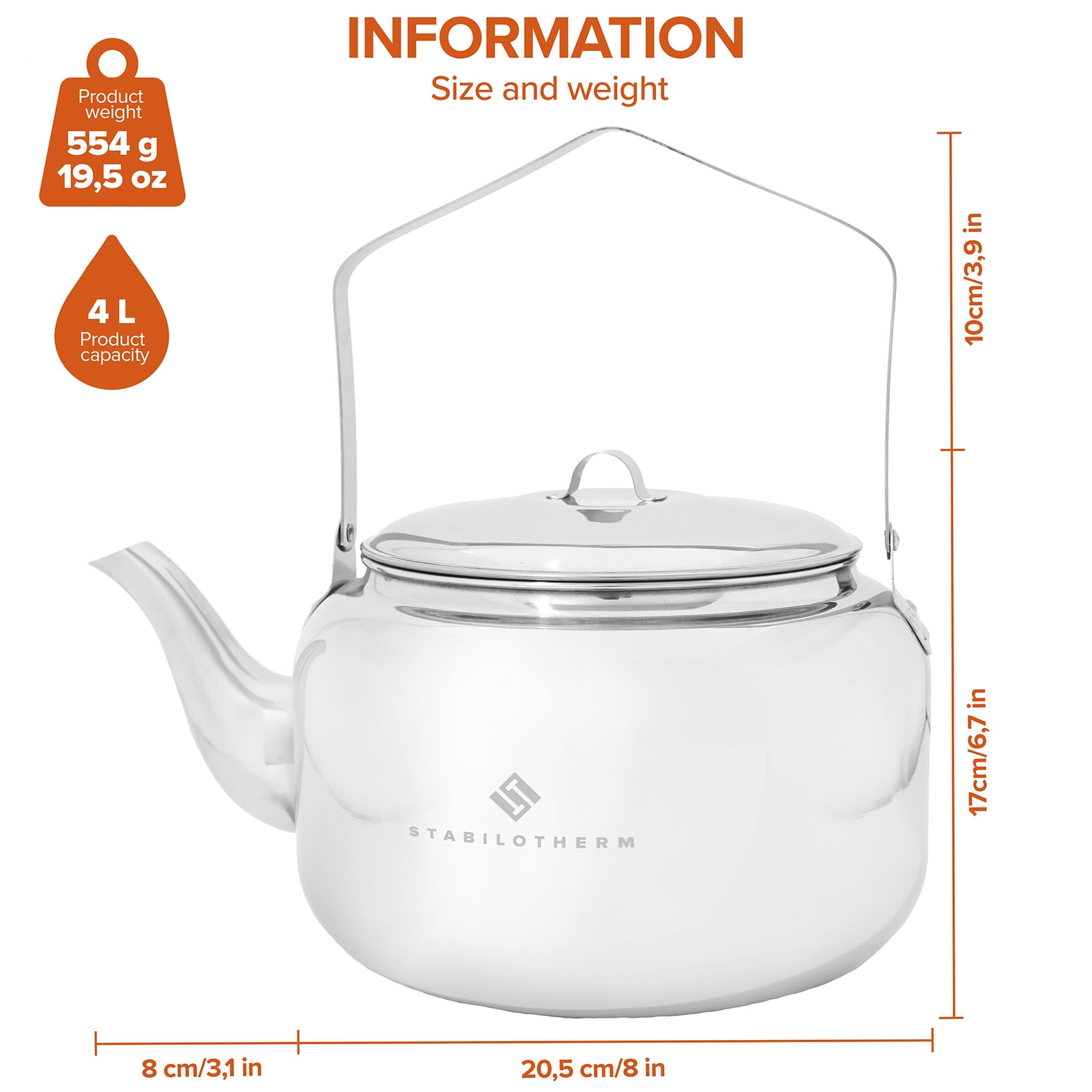 Stabilotherm Kaffekanne 4.0 L<br>Kaffekos ved bålet!