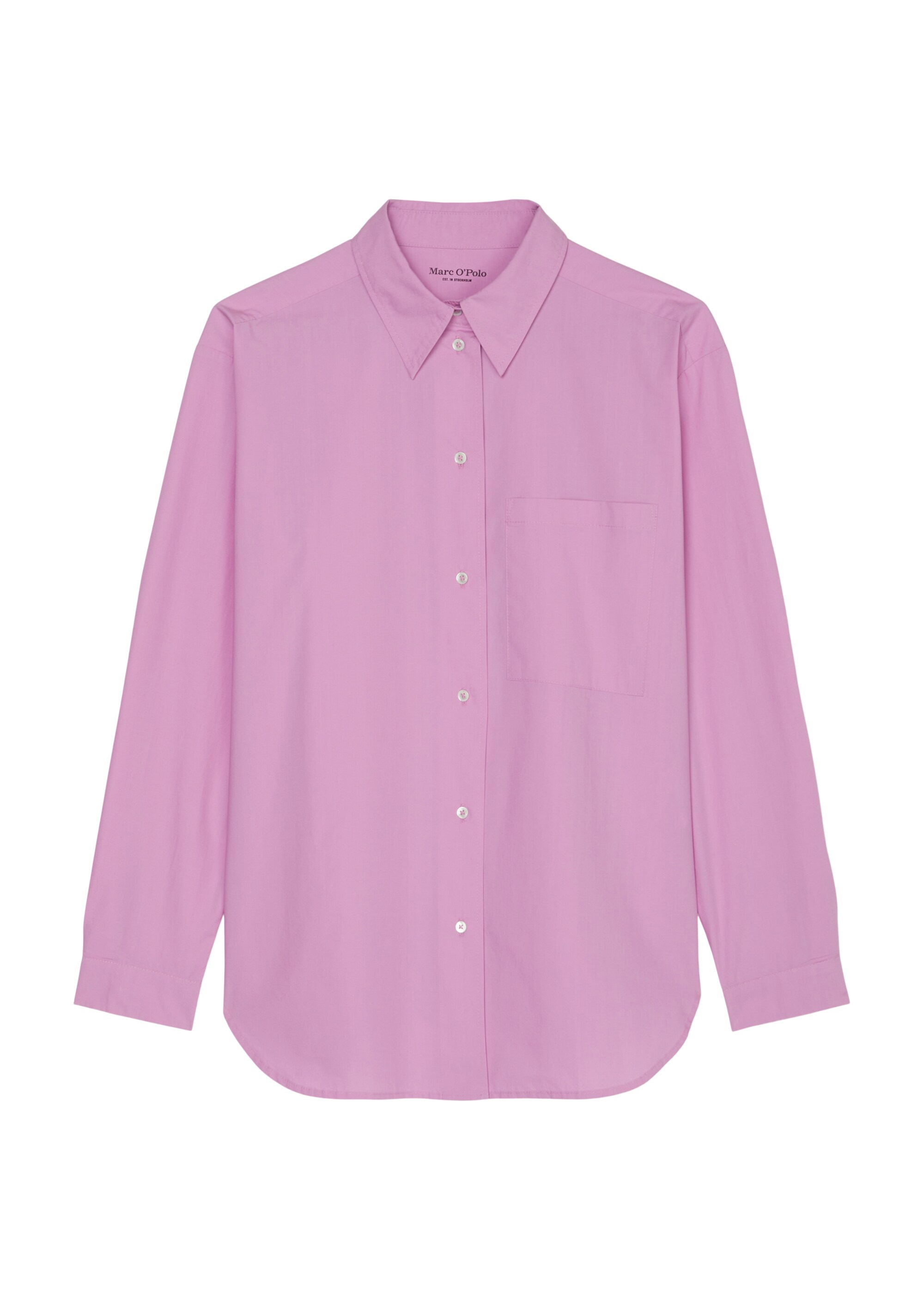 Boyfriend Hemdbluse oversize aus Organic Cotton-Popeline