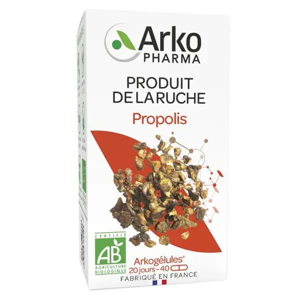 Arkopharma Arkogélules Própolis Orgânica 40 cápsulas