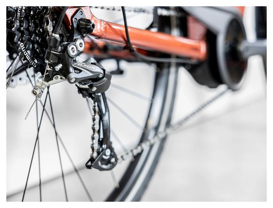 Vélo de Ville Électrique Trek Verve  1 Lowstep Shimano Tourney/Altus 8V 400 Wh Orange Foncé