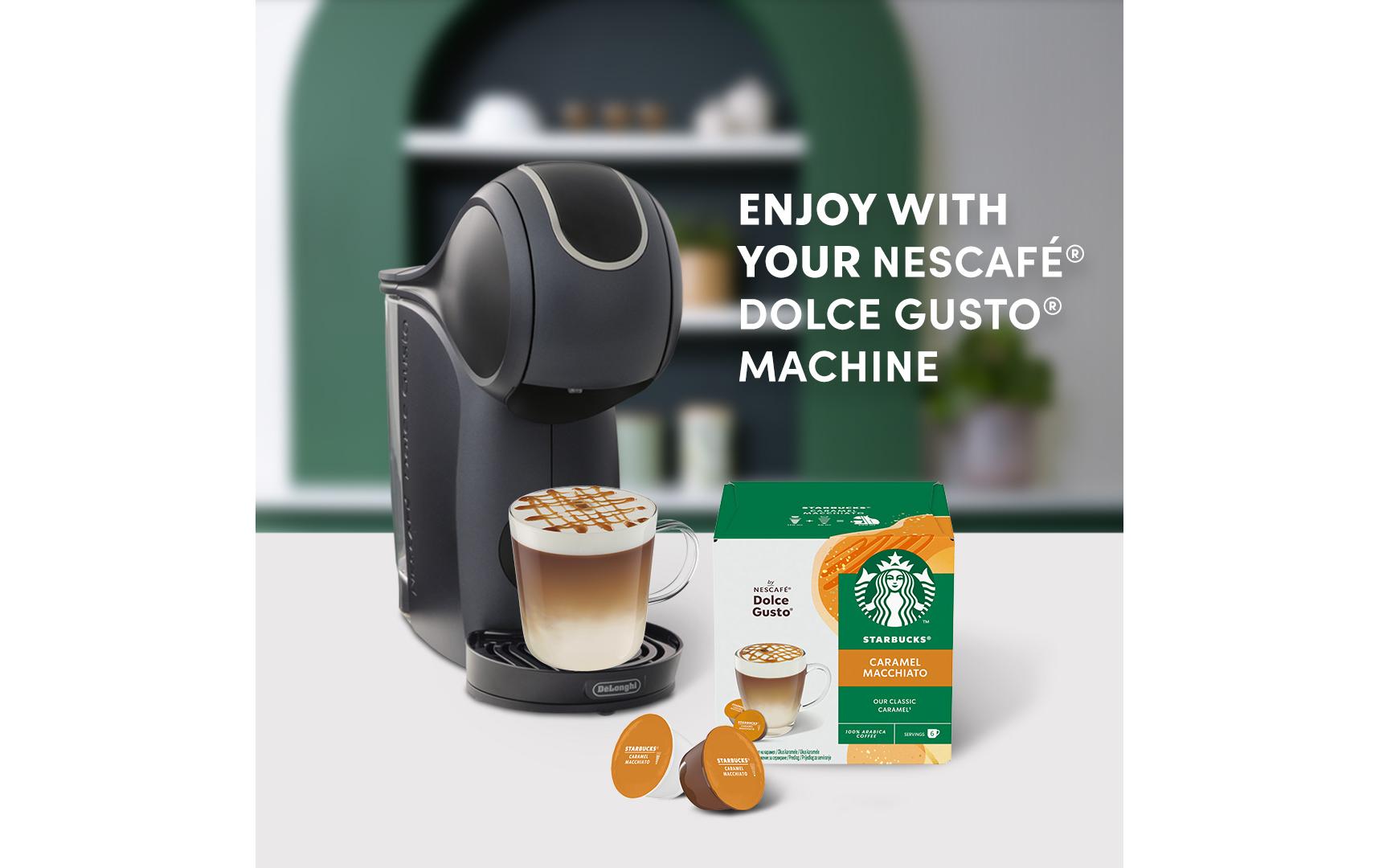 Kaffeekapseln Caramel Macchiato 6 PortionenNescafé Dolce Gusto kompatible Kaffeekapseln