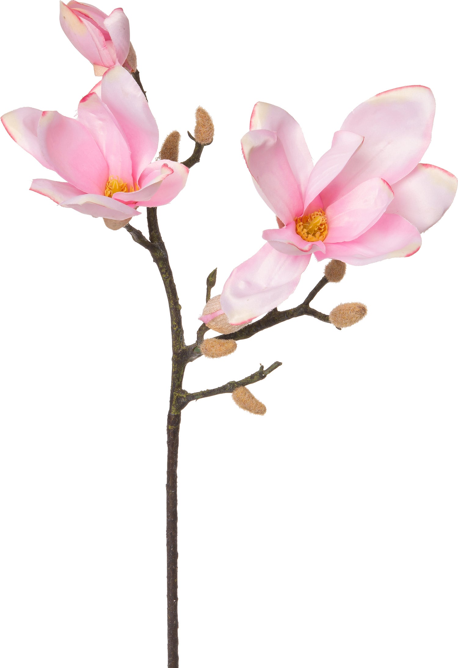 Intratuin kunstbloem Magnolia roze 60 cm