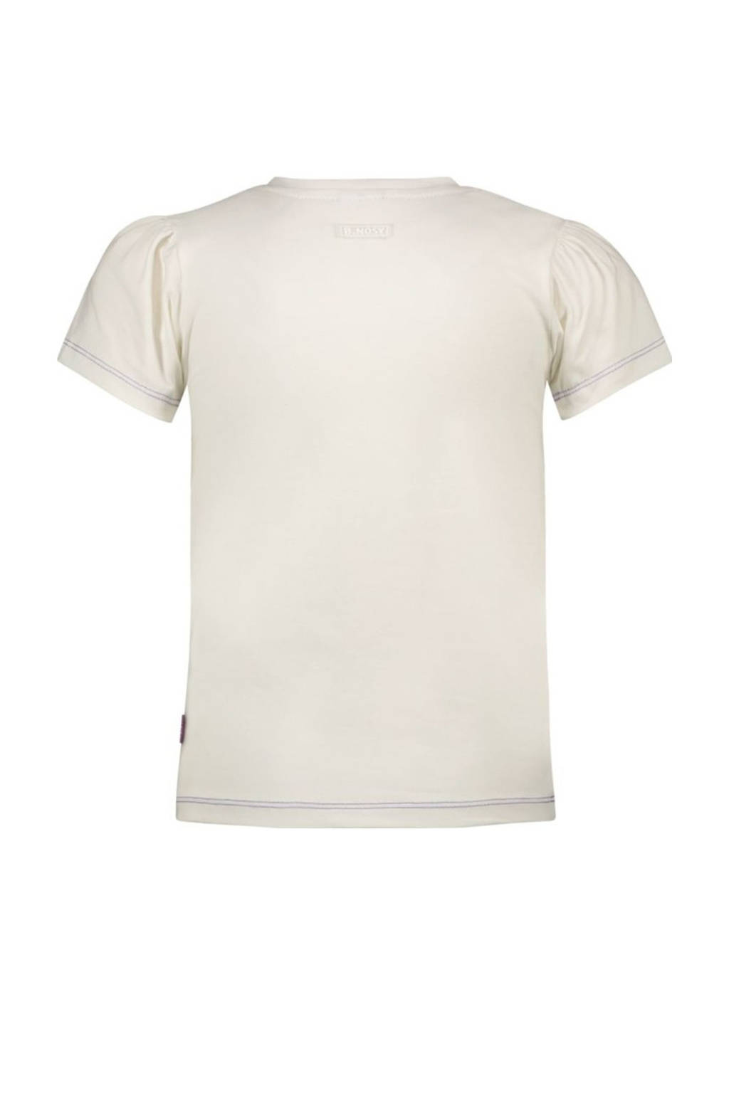 B.Nosy K3 T-shirt Tara met printopdruk ecru