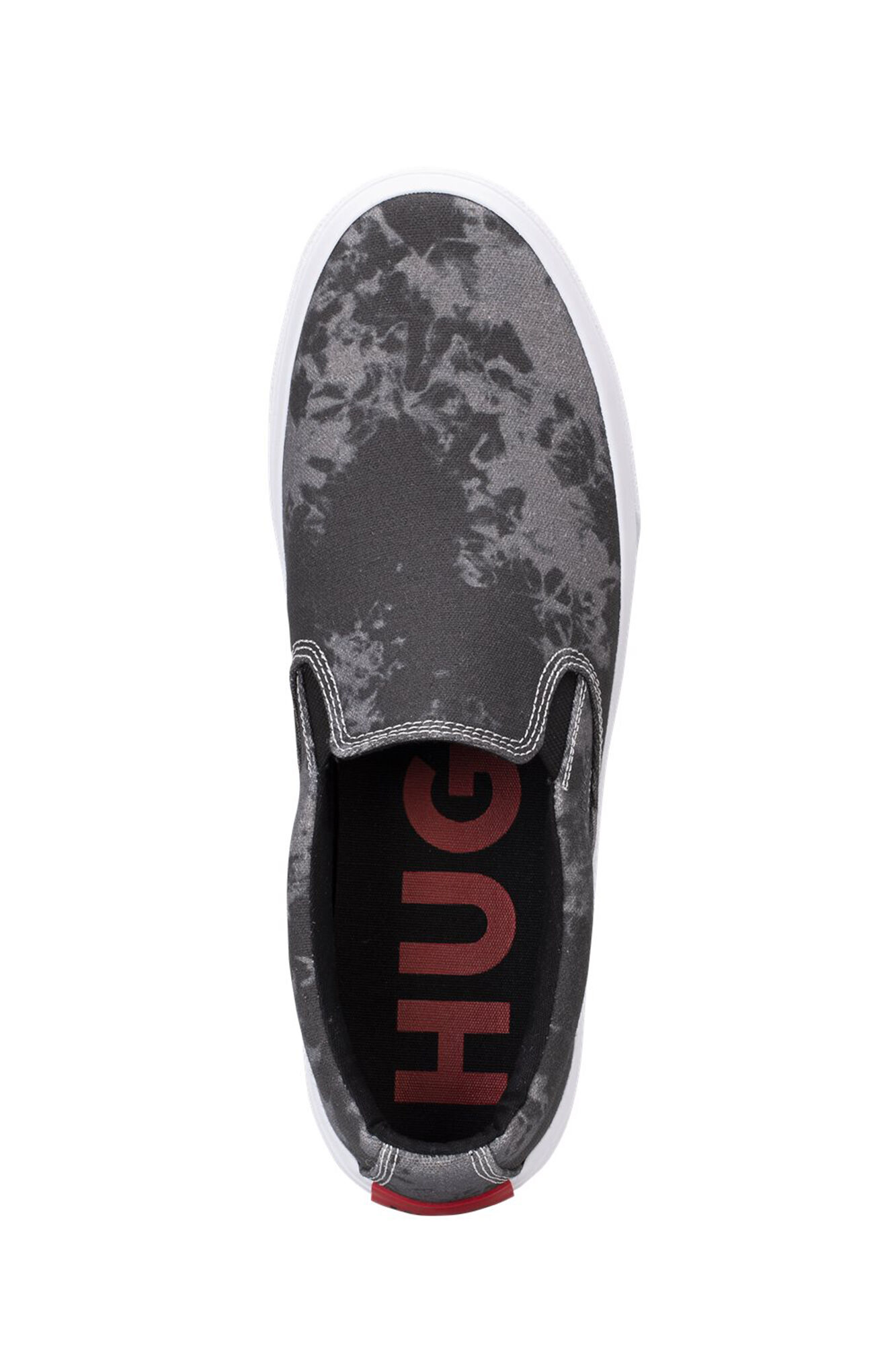 Zapatilla lona HUGO - cinza escuro