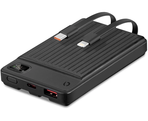 Andersson Powerbank PRB-C1000 – 10.000 mAh med innebygde kabler