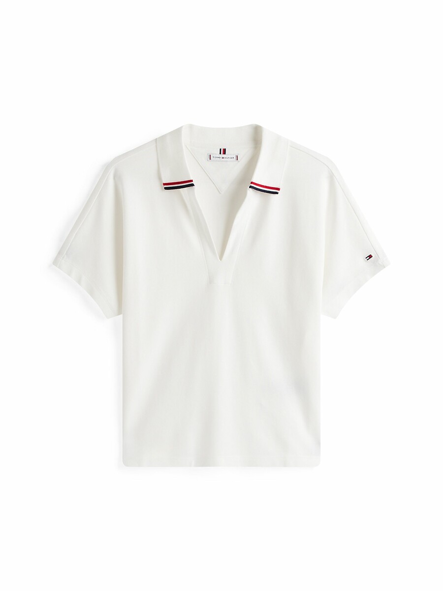 TOMMY HILFIGER<br>Camiseta de manga curta com gola polo