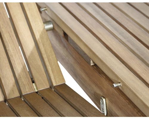 Uitschuifbare tafel Falun Siena Garden acacia 150/200x100x74 cm bruin