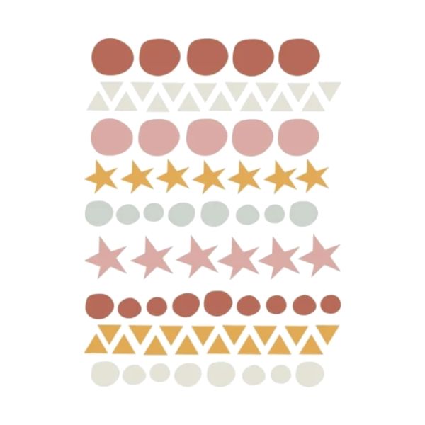 Bibelotte Confetti Muurstickers Koper