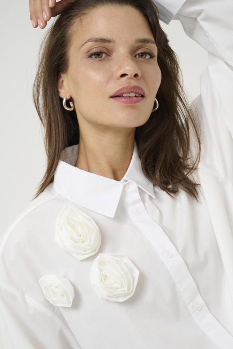 Kaffe witte dames blouse