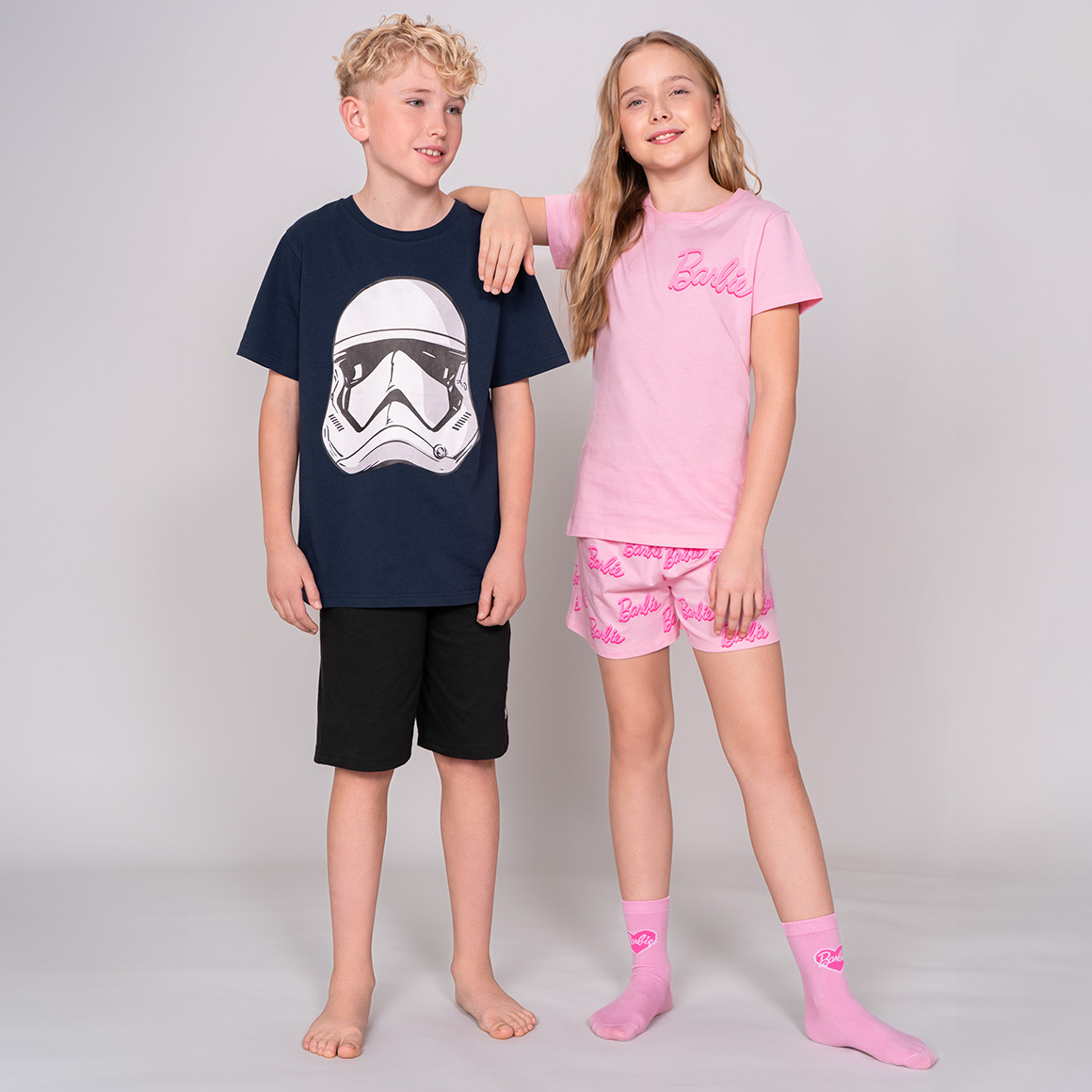 Topolino 3 Paar Barbie Socken im Set rosa / weiss / pink