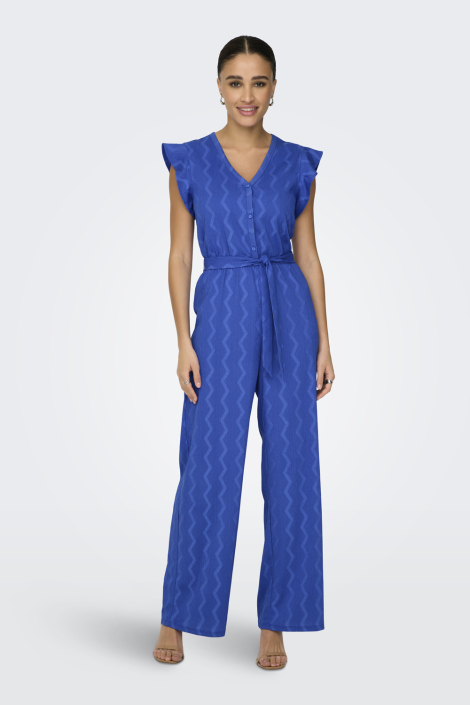 Only blauwe dames jumpsuit