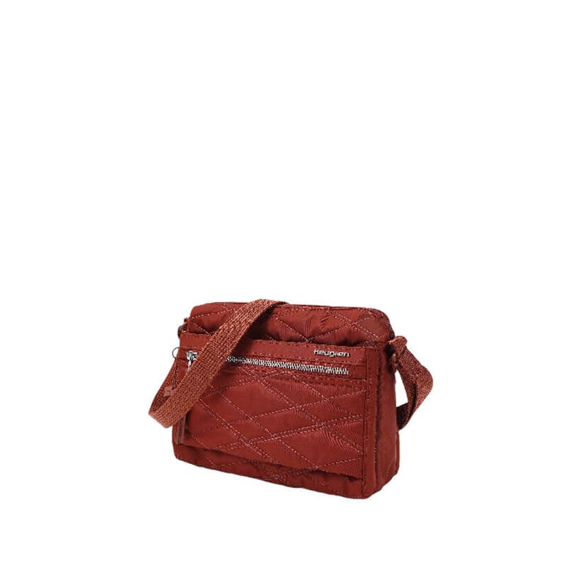 Sac bandoulière Eye 22 cm New Quilt Brandy Brown