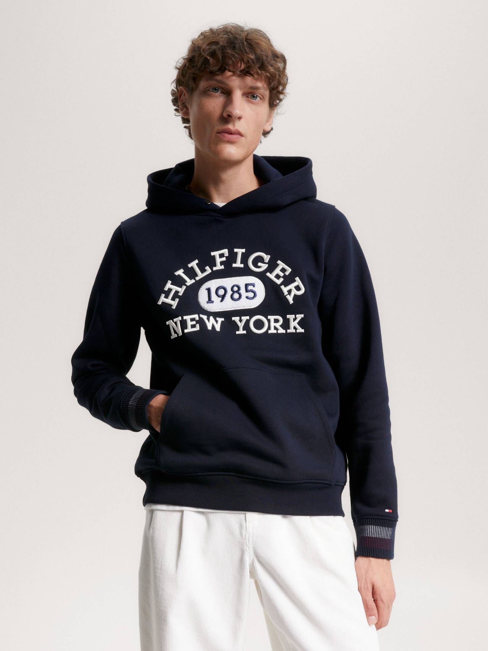 Tommy Hilfiger| Herren Hoodie MONOTYPE COLLEGIATE