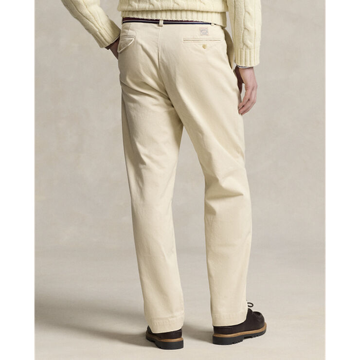 Polo Ralph Lauren 30/2 TWILL-WHITMAN PLEATED CHNO Winter cream