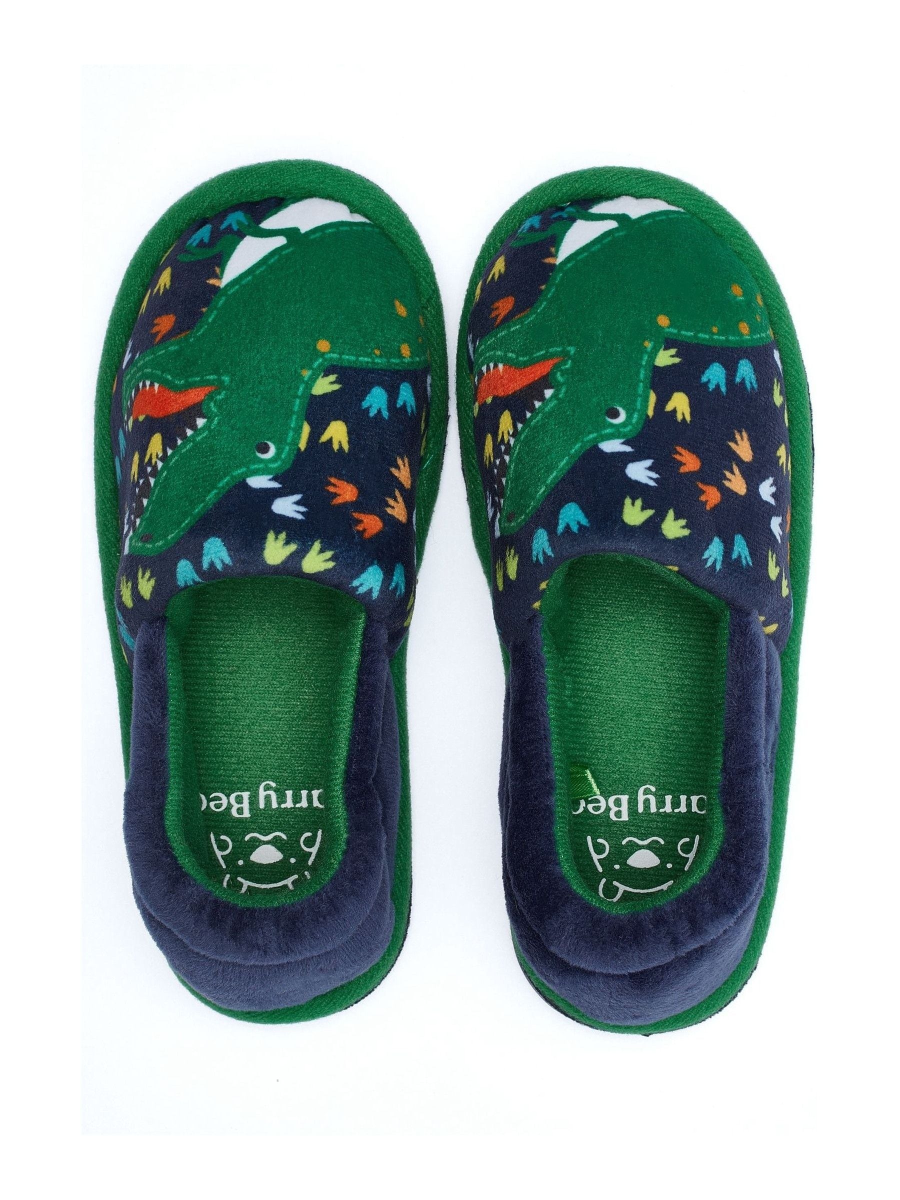 Harry Bear pantoffels met dinosaurusprint