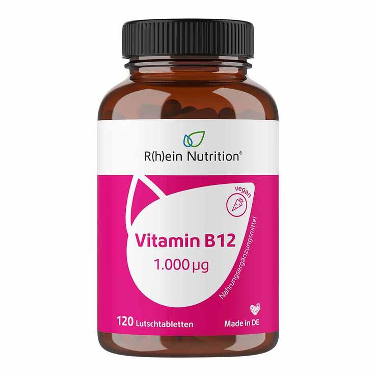 Vitamin B12 1.000 µg Lutschtabletten vegan, 120 St