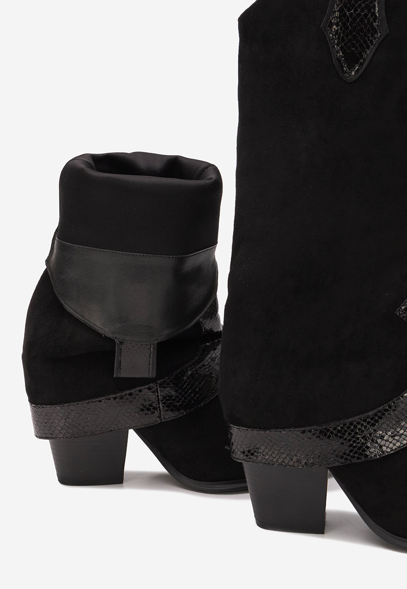 Santiag femme noires Nistora