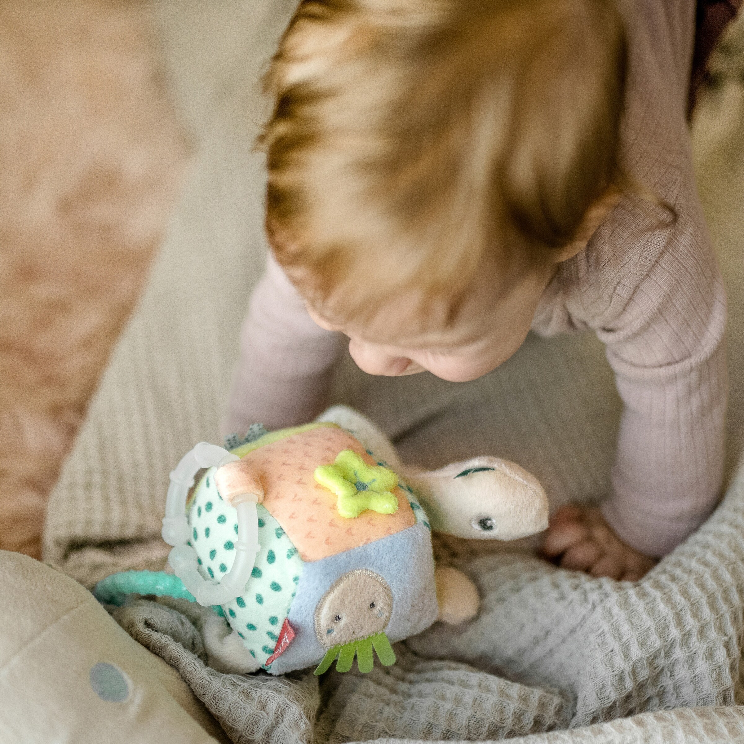 Fehn Hängespielzeug Activity-Schildkröte Meereskinder