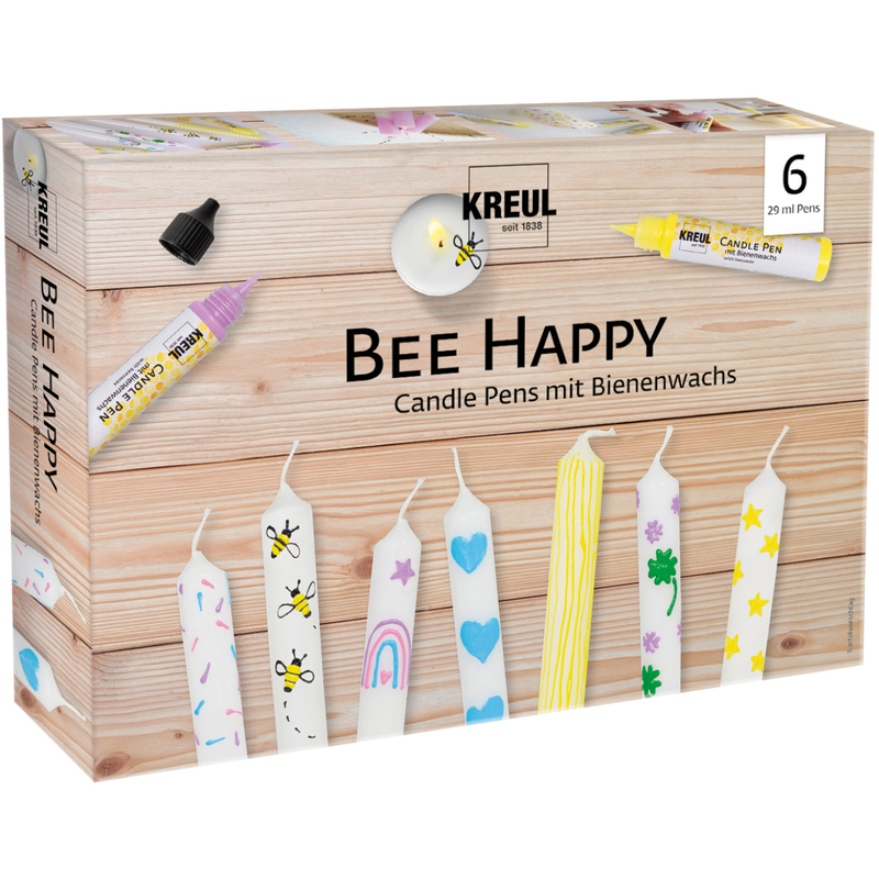 KREUL CandlePen Bee Happy, 6 Stück