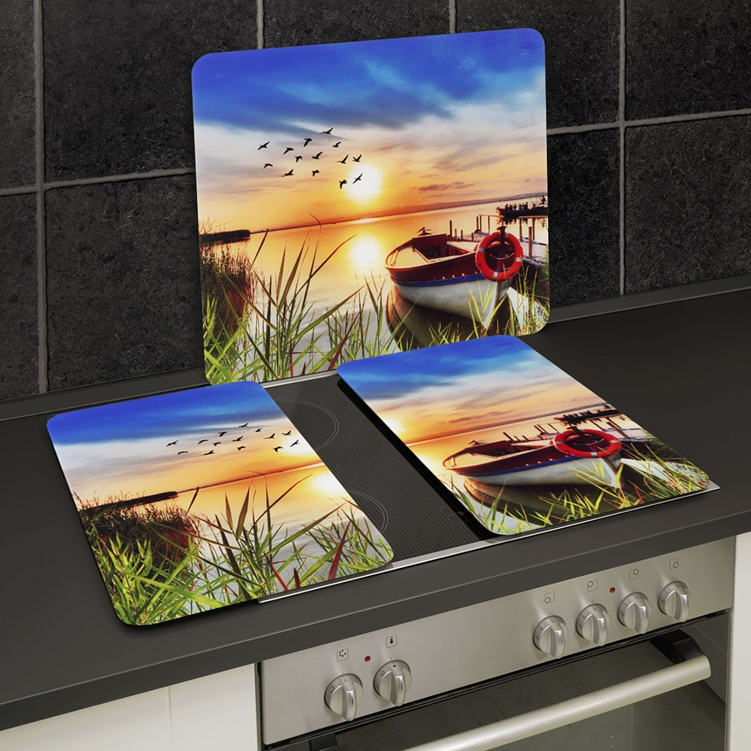 Glas-Abdeckplatten See