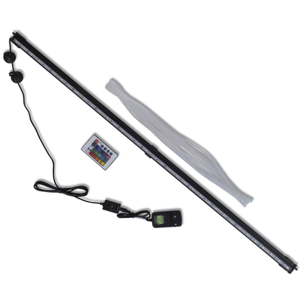 Lampe led de bulles d'aquarium rvb 94 cm