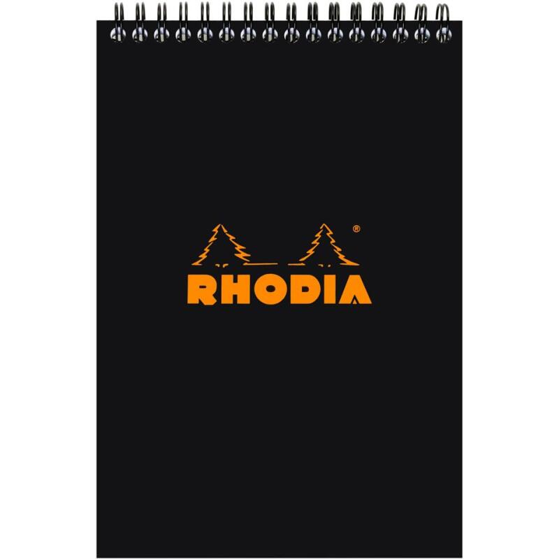 Notepad A5 80 feuilles lignées 80 g - Noir